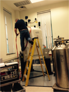 800 NMR Installation